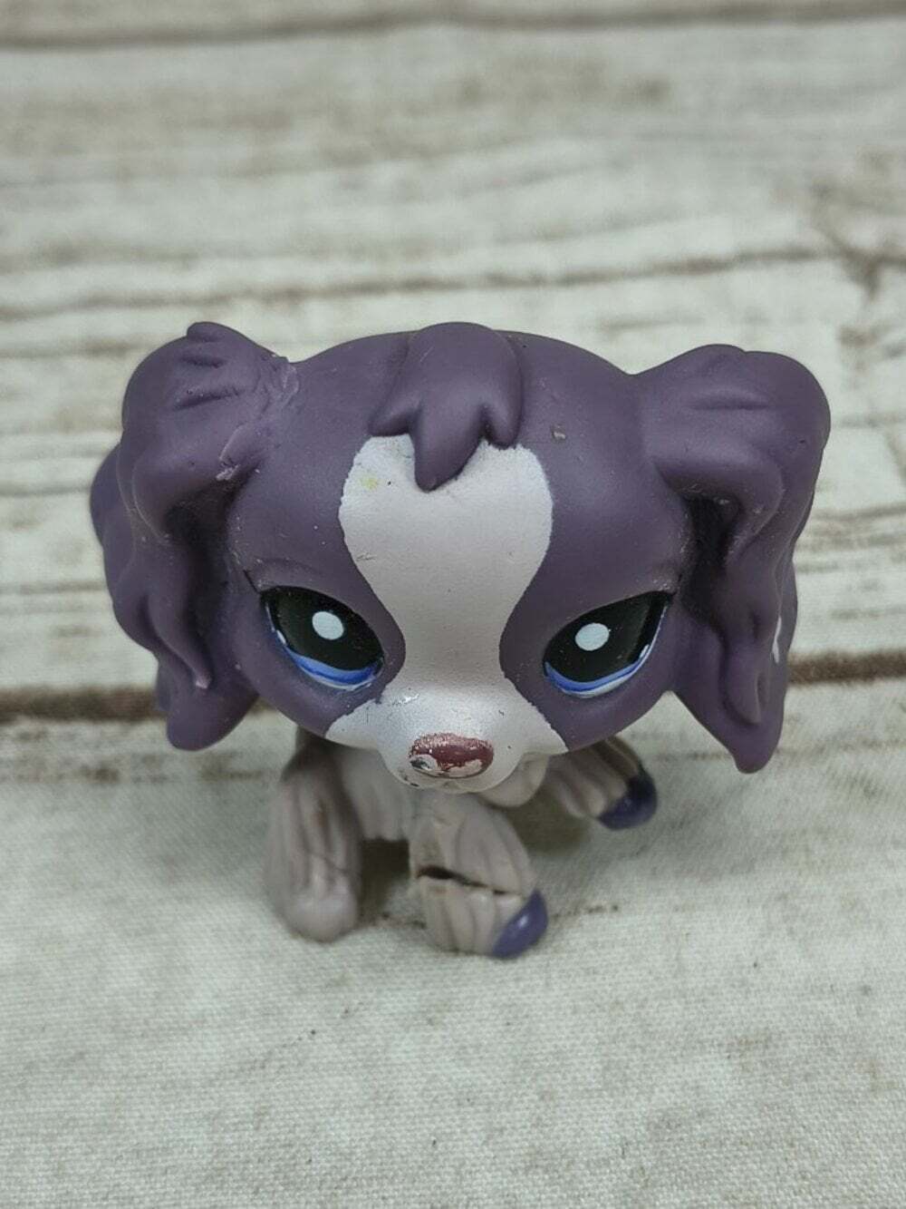 LPS Littlest Pet Shop Purple Cocker Spaniel Dog
